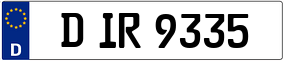 Truck License Plate